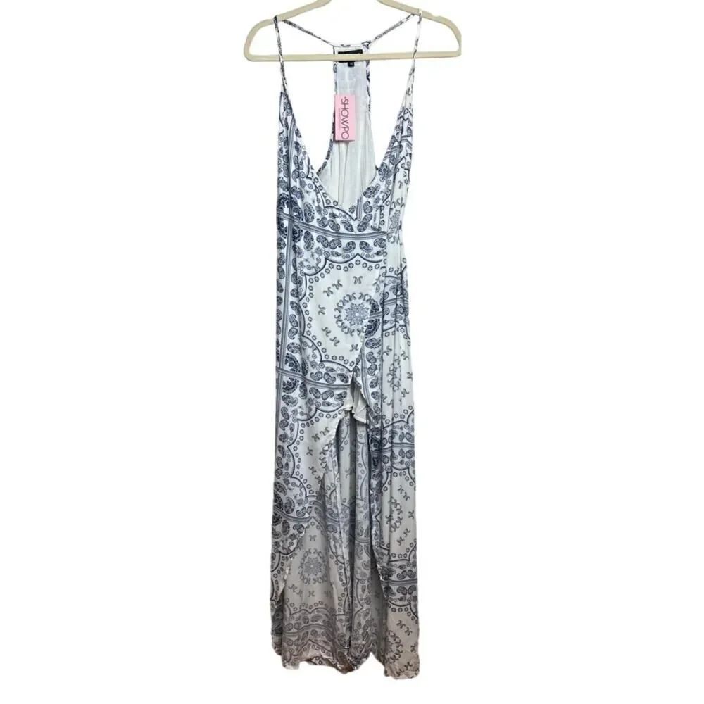 Showpo By the Sea High Lo Maxi Dress NWT Sz. 12